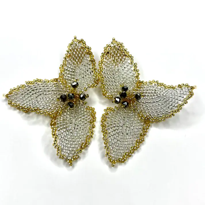 Bellalu Jewelry and Accessories - Wholesale Dangle Earrings - Half Flower Earrings – Modern Floral Statement Jewelry 15