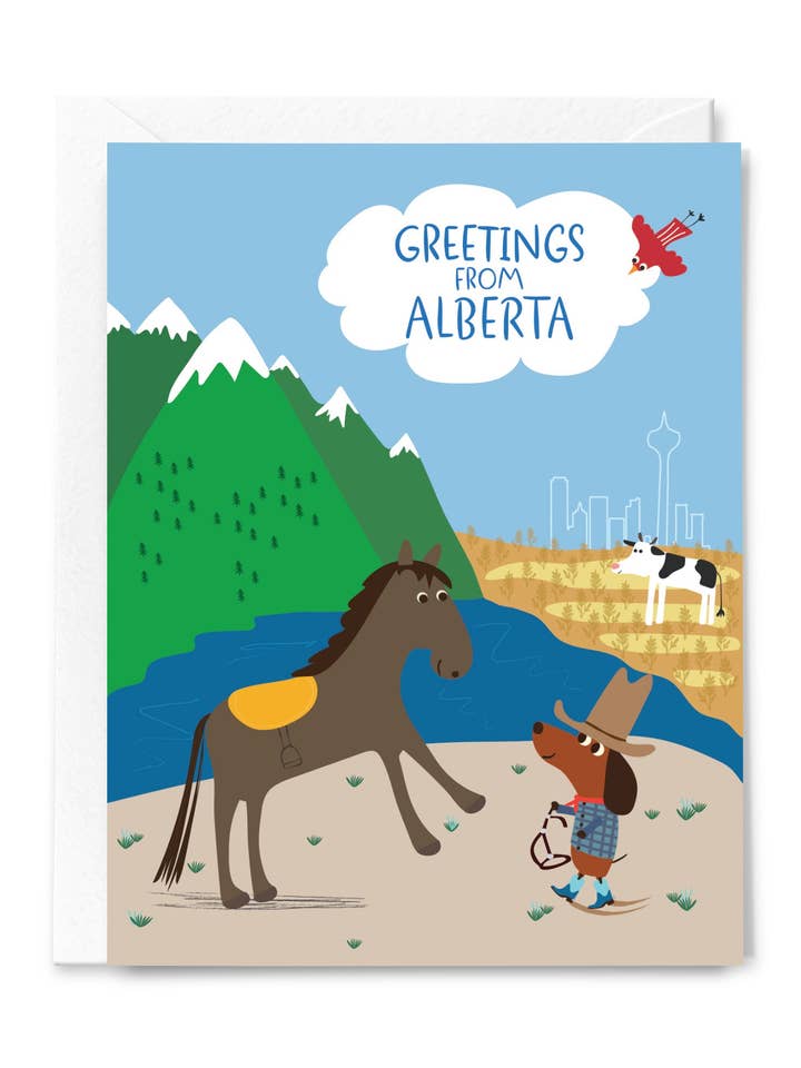 Salutations de l'Alberta pour la vente par Happy Just Happy