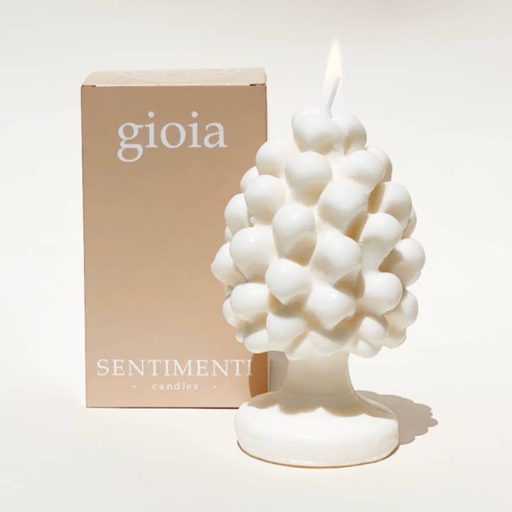 Gioia Weiß für den Großhandel von Sentimenti Candles