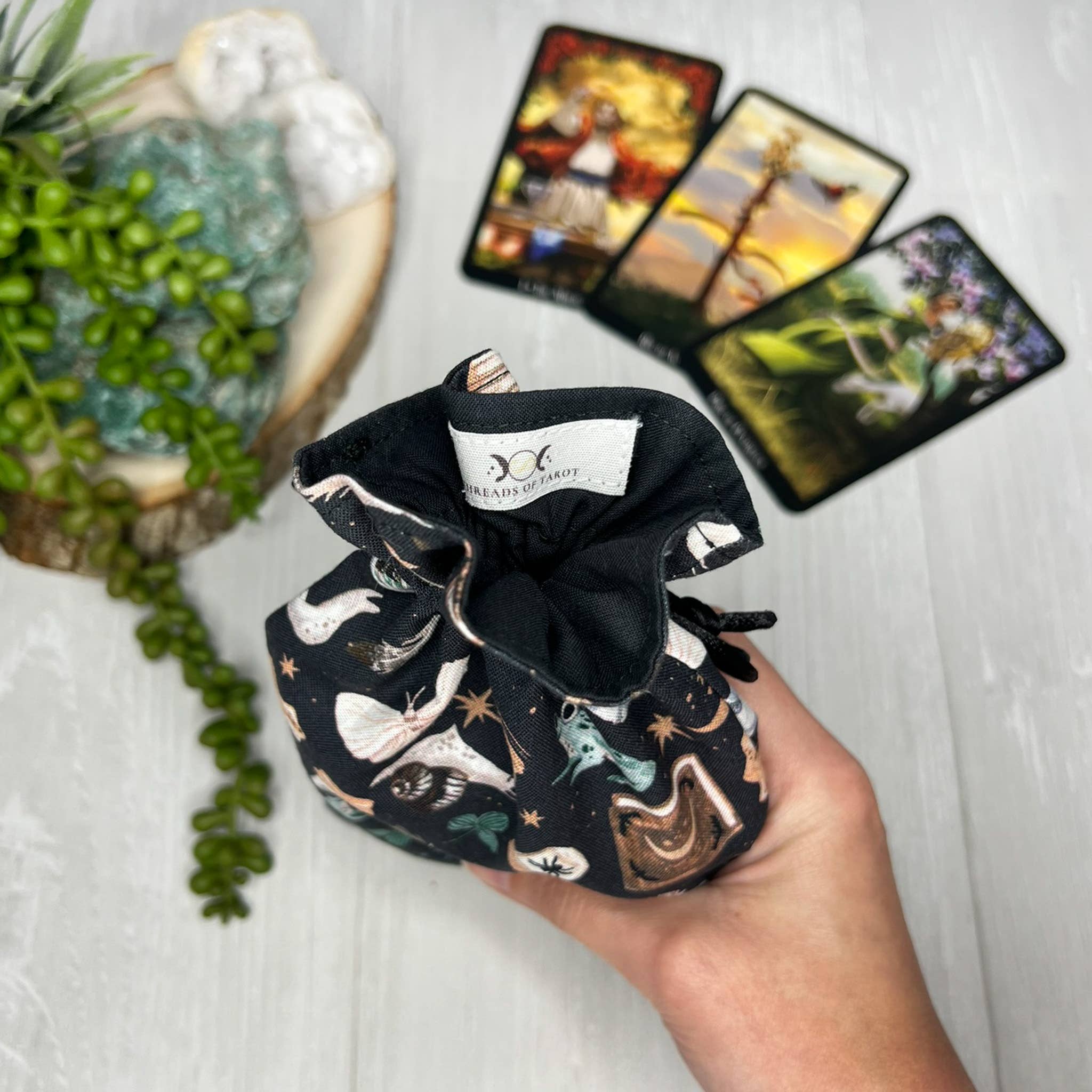 Threads of Tarot - Wholesale Pouch - Women's - Witchy Tools Tarot Card Bag5