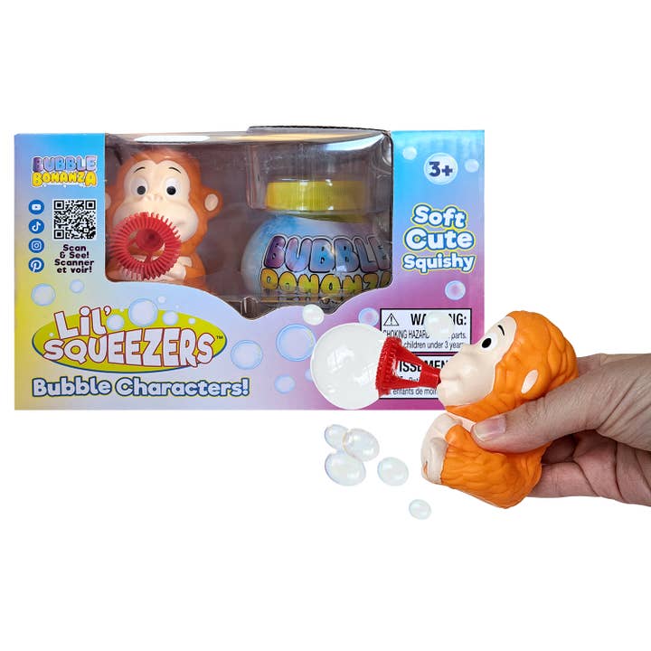 Wishbone Products - Wholesale Bubble Wand - Kids - Lil Squeezers Soft Squishy Bubble Blower Assortment4