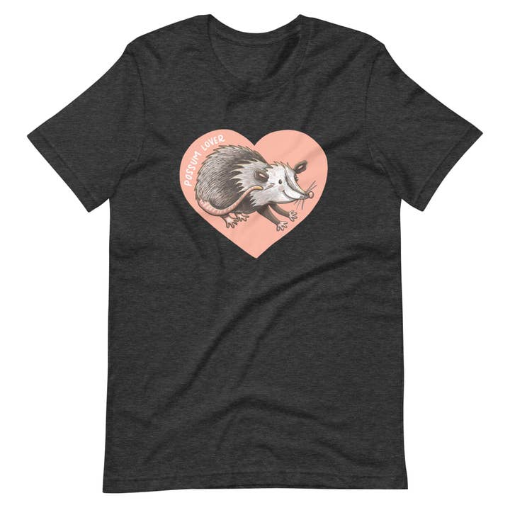 Possum Love Shirt for wholesale by Painted Peony Art