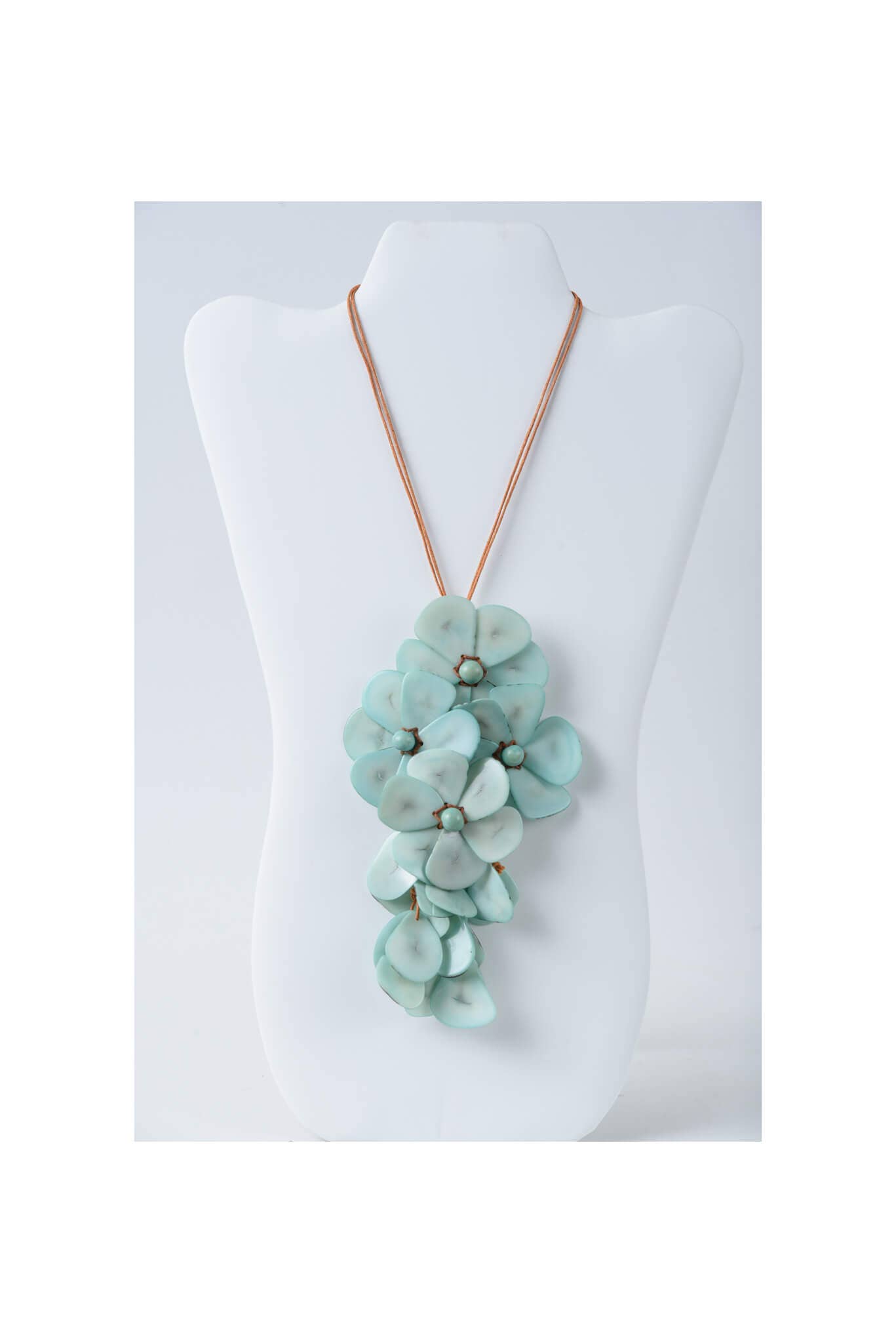 TaguArtsy - Wholesale Pendant/Charm Necklace - Holly Pendant Flower Tagua Necklace6