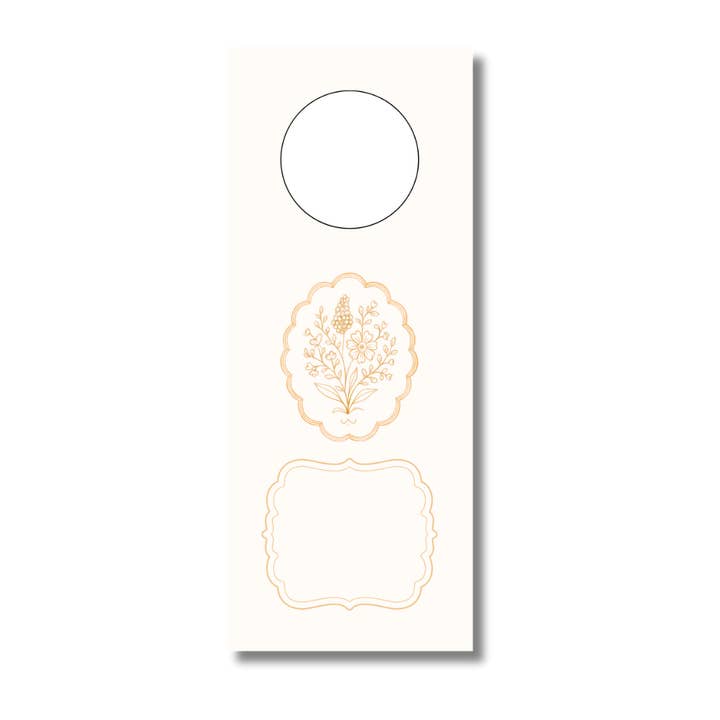 Duncan Sister Designs - Wholesale Wine Gift Bag - Floral Motif Wine Bottle Gift Tags – Set of 6, USA Made1