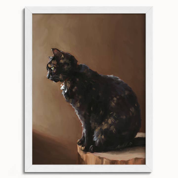 The Ugly Cat Studio - Vente Affiche d'art - Impression d'art de chat écaille de tortue13