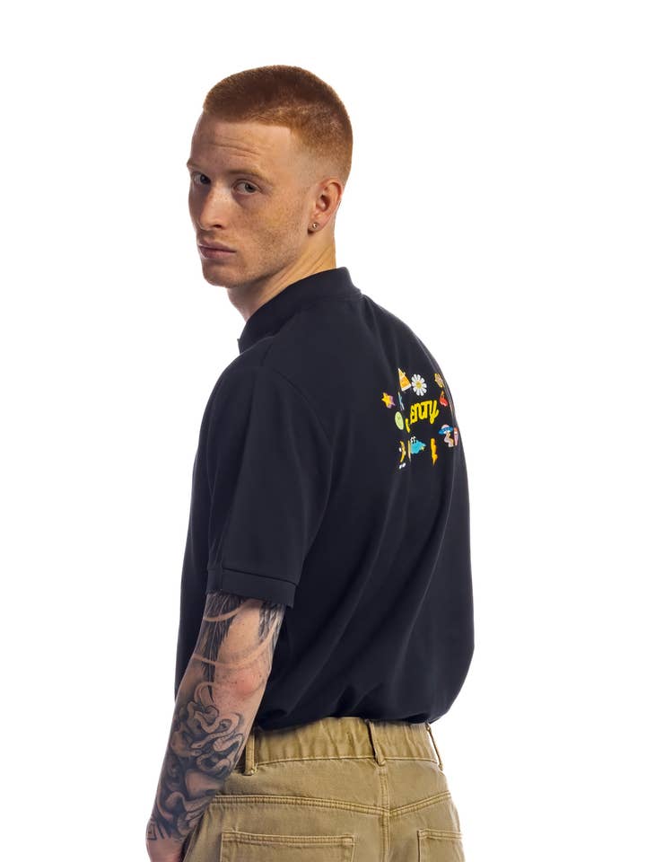 Polo Groovy - Noir pour la vente par Shenty