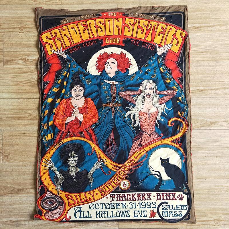 Aier Wholesale - Vente Couverture de lit – enfant et bébé - Plaid sorcière1