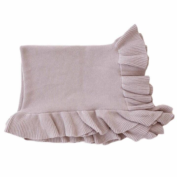 Caden Lane - Wholesale Bedding Blanket - Kids & Baby - Knit Blanket With Ruffle2