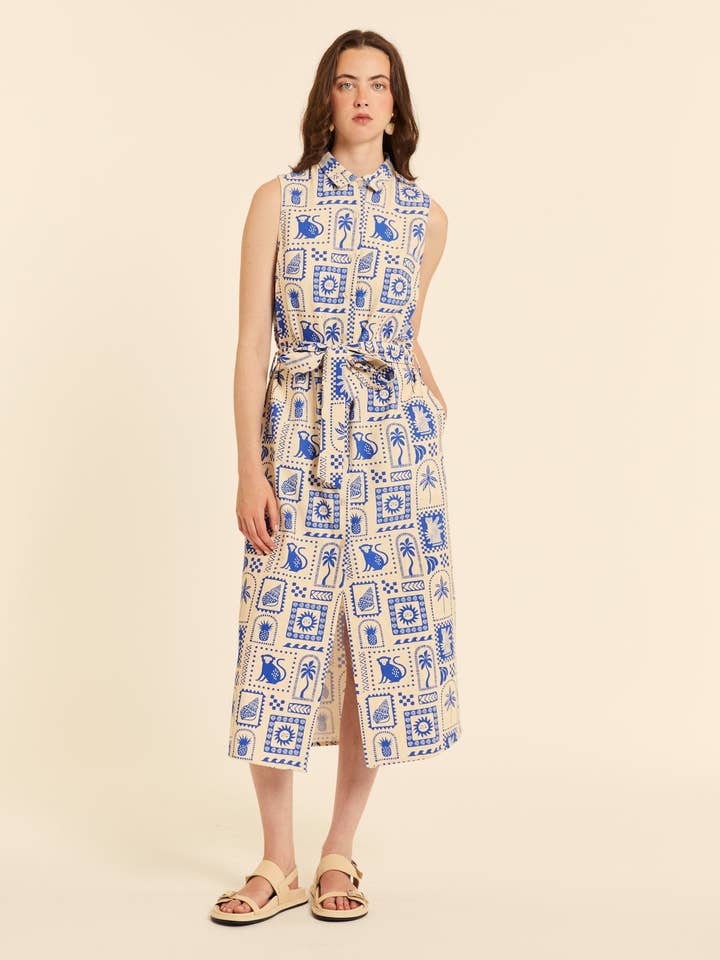 Kjole med knapper Morocco for engroshandel hos Pepaloves