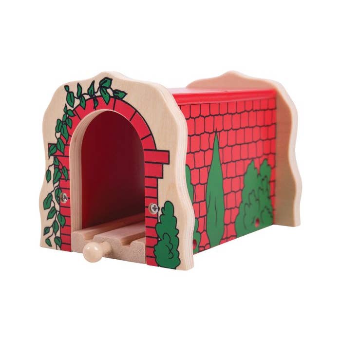 Bigjigs Toys - Wholesale Wood Toy - Kids - Red Brick Tunnel