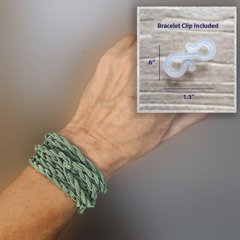 SasSea Wraps® - Wholesale Hair Tie - SasSea Wraps Hair Tie - Pistachio (L)4