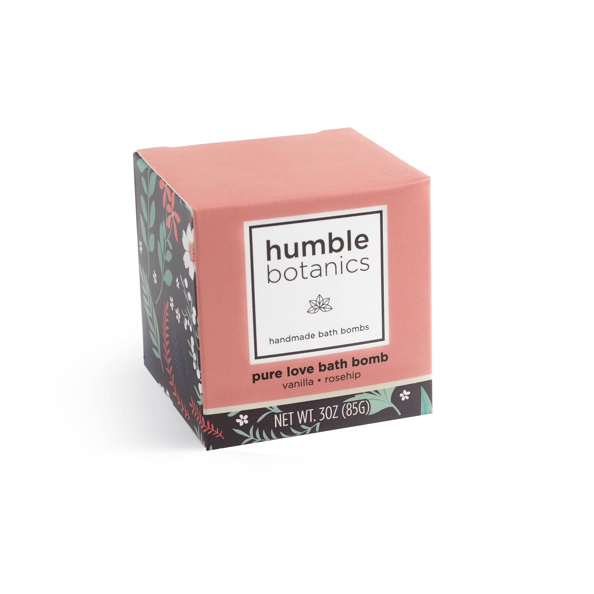 Humble Organics - Wholesale Bath Bomb/Fizz - Pure Love Bath Bomb Single1