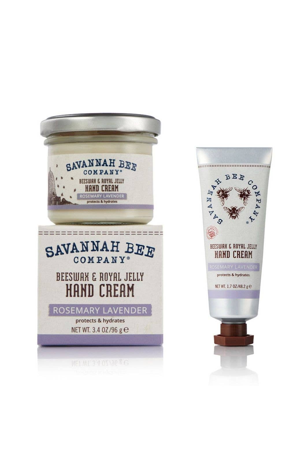 Savannah Bee Company - Wholesale Hand Cream/Lotion - Hand Cream Jar - Rosemary Lavender1