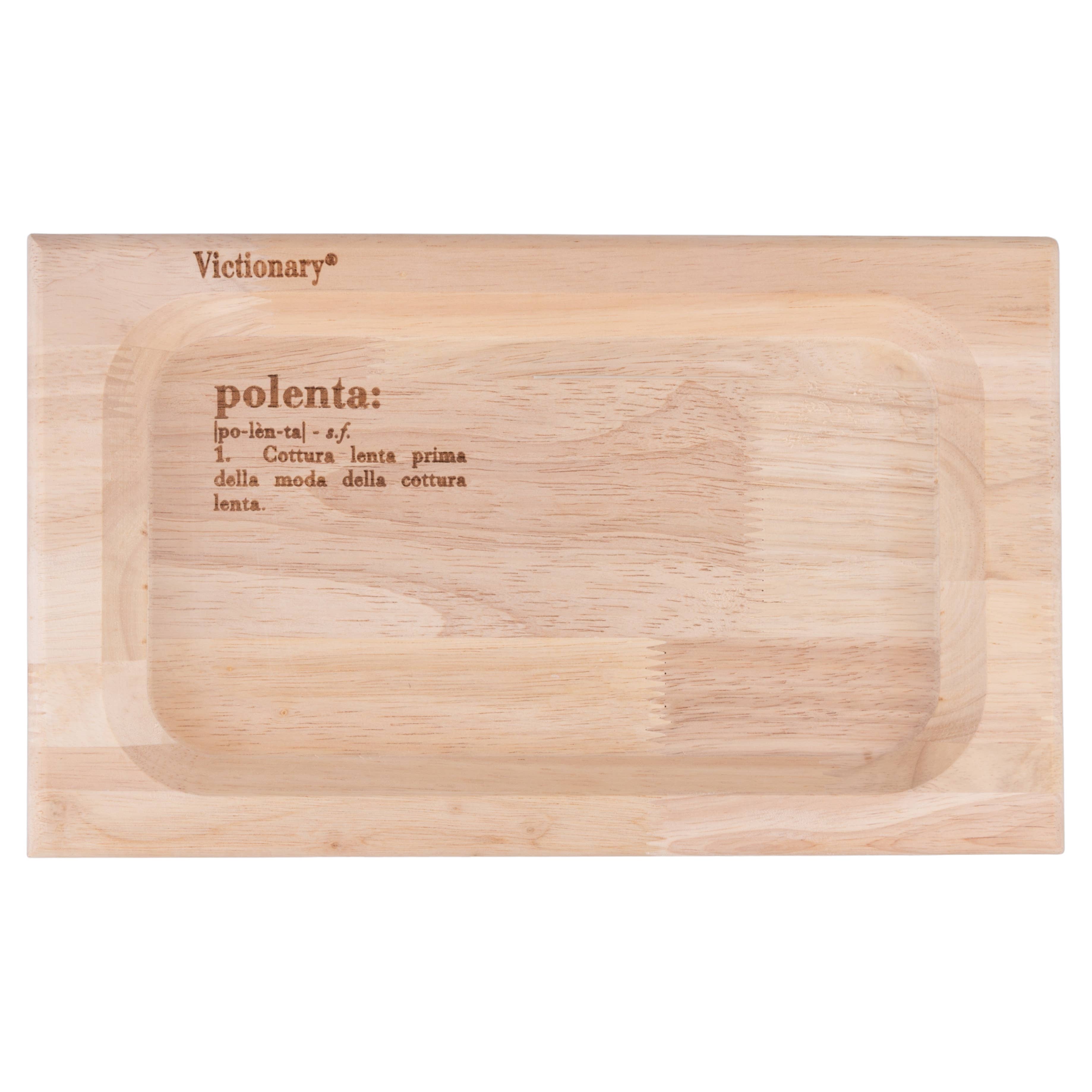VdE Tivoli 1996 - Wholesale Ornament Set - VICTIONARY SET 2 POLENTA PLATES 30X18CM 2 ASSORTED4
