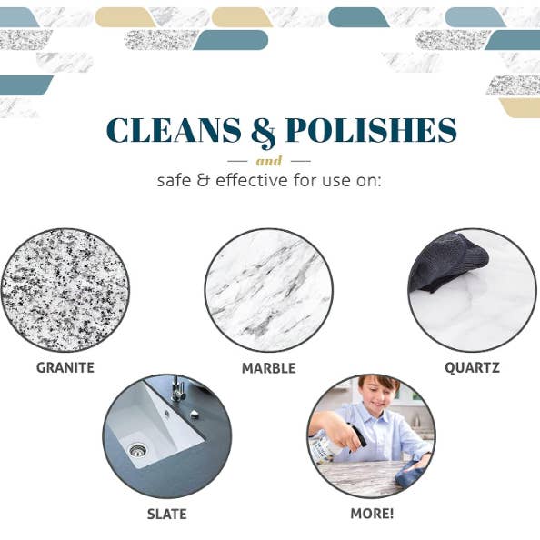 Therapy Clean - Wholesale Granite Cleaner - 16 oz. Granite & Stone Cleaner & Polish14