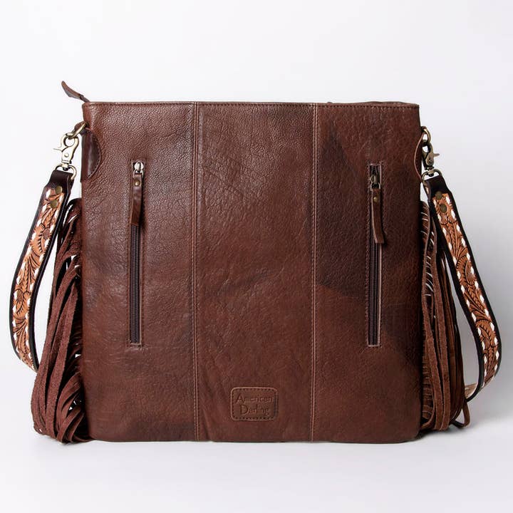 LS Western - Wholesale Messenger Bag – Women’s - LC-ADBGA263 Large Crossbody Genuine Western Leather Women Bag10