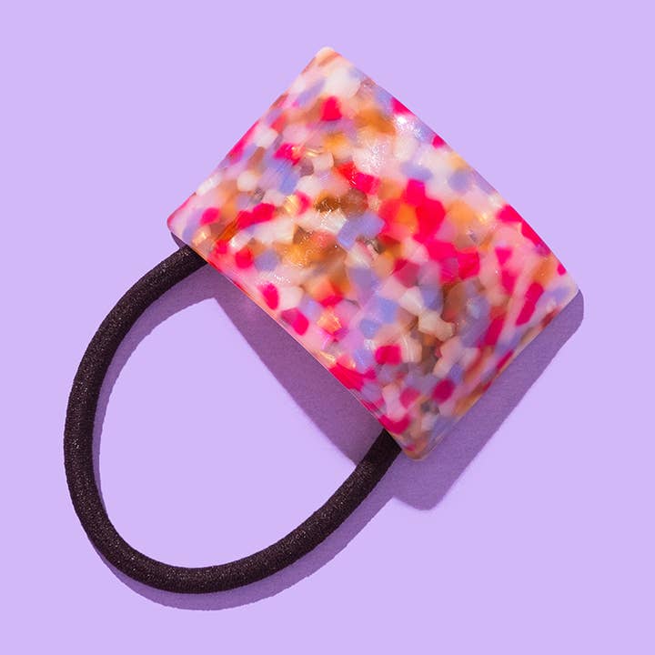 *ON SALE* Hair Cuff Ponytail Holder - Colorful Tortoise for wholesale by Taylor Elliott Designs