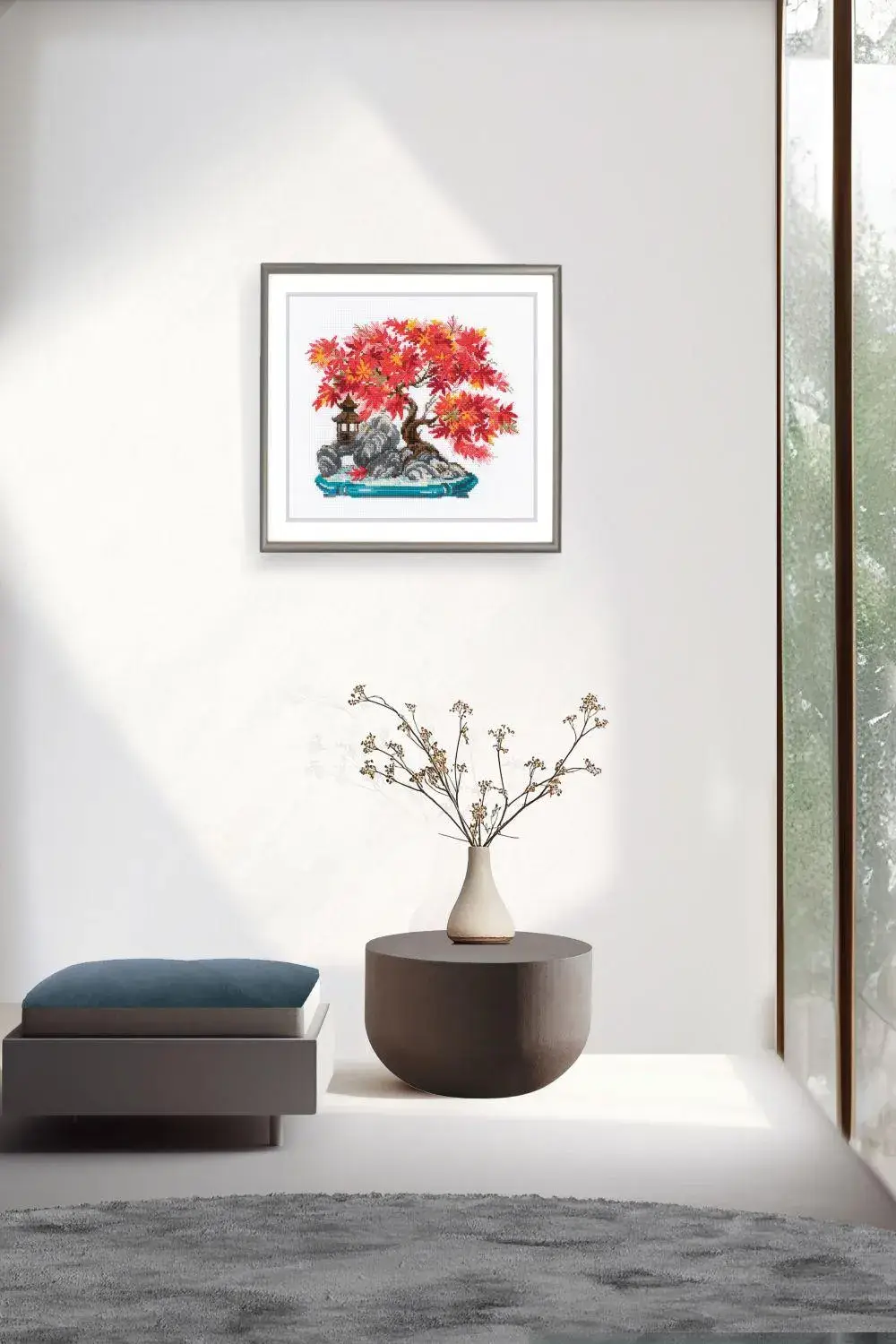 RIOLIS - Wholesale Embroidery/Cross Stitch Supplies - Cross Stitch Kit From Riolis 2044 Autumn Bonsai1