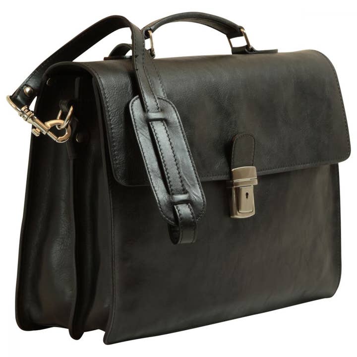 Old Angler Firenze - Wholesale Briefcase - Unisex - Leather Laptop Briefcase9