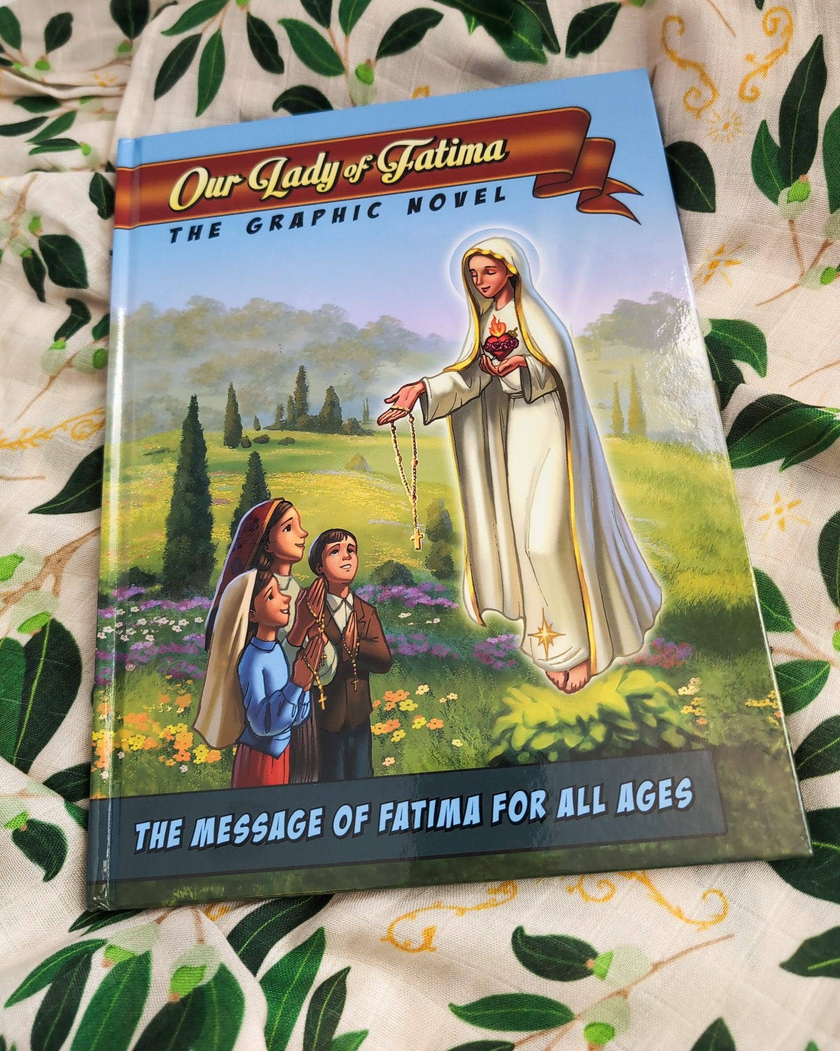 worthy of Agape - Wholesale Swaddle - Baby - Our Lady of Fatima Swaddle and Scarf5