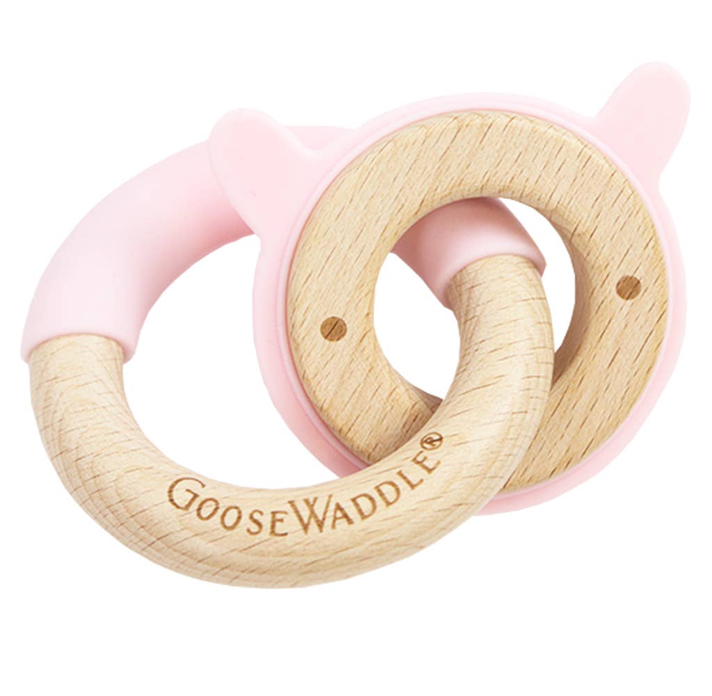 GooseWaddle + Pello - Wholesale Teether (Not Clip-On) - Baby - Rabbit Teethers0