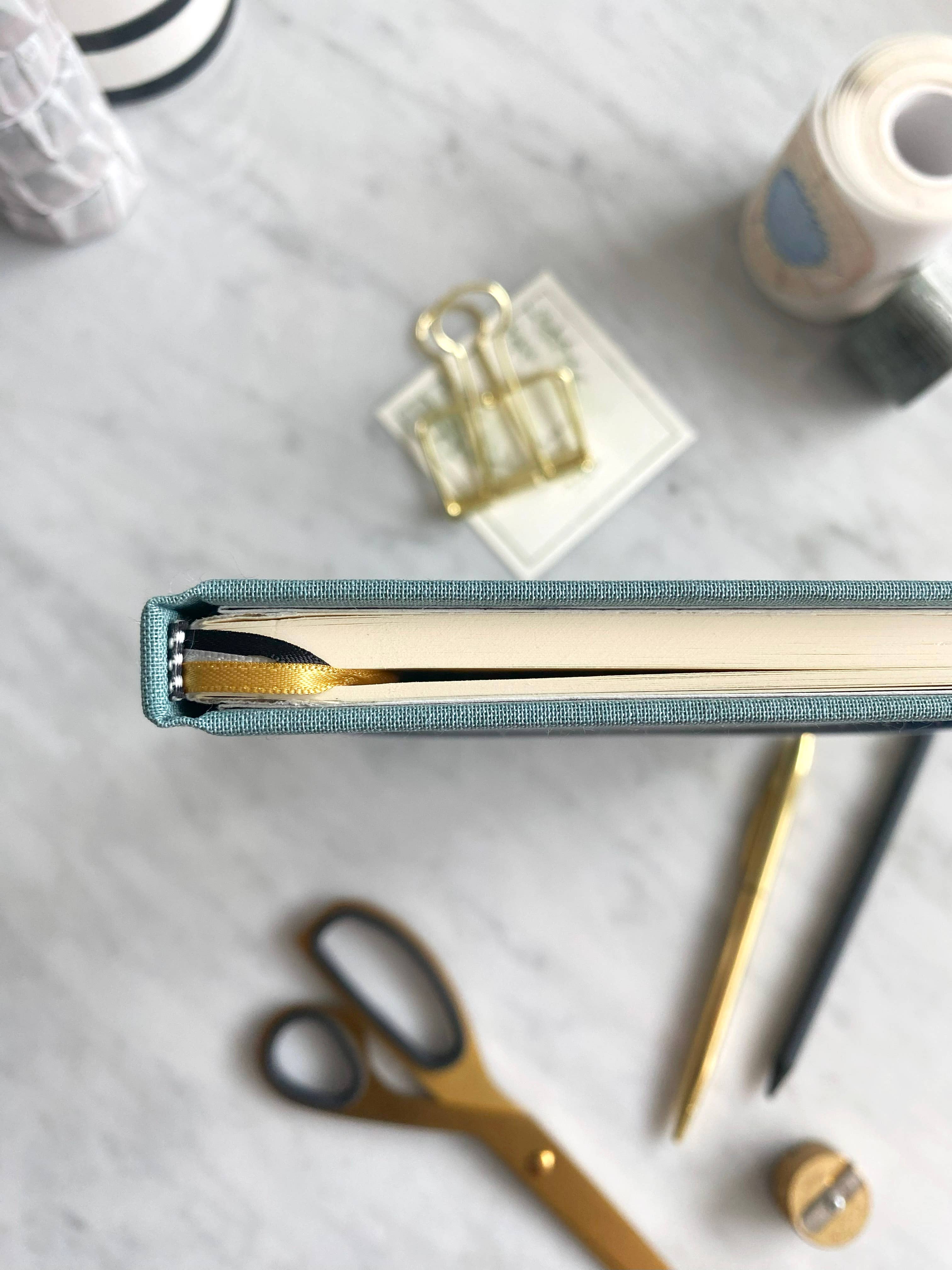 PAPERCROWN NI - Wholesale Notebook - Luxury Handmade Notebook Covered in Bookcloth with Endbands5