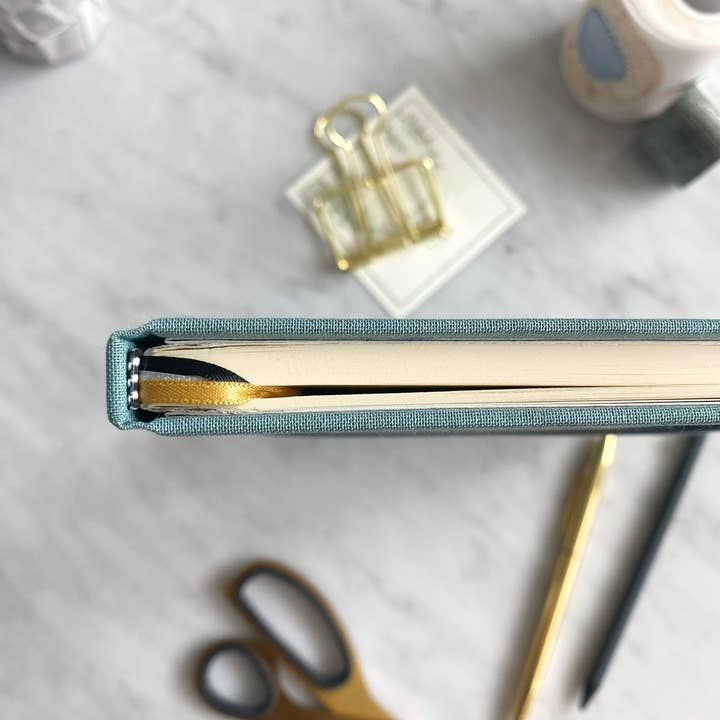 PAPERCROWN NI - Wholesale Notebook - Luxury Handmade Notebook Covered in Bookcloth with Endbands5