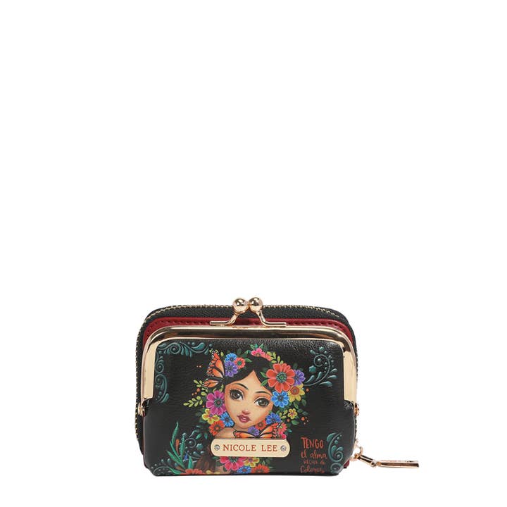 Nicole Lee USA – Großhandel Brieftasche – Damen – Manuela Mini-Geldbörse + Abnehmbare Tasche