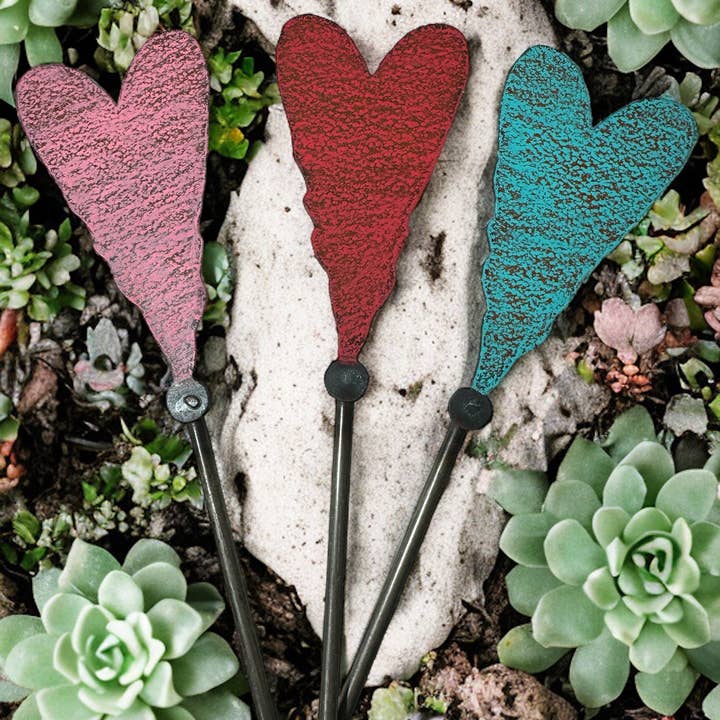 Heart plant stakes cute garden stake Houseplant impulse lawn and other Purchase Wholesale metal heart hooks. Free Returns & Net 60 Terms on Faire trending on Faire.