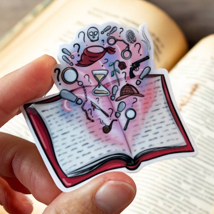 The Mystery Book Sticker for wholesale by Paperback Post