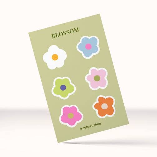 Blossom – 3D Epoxystickers för wholesale av Cobart