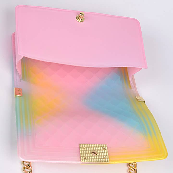 3AM BY H&D ACCESSORIES - Wholesale Crossbody Bag - Women's - Pvc Square Crossbody Clutch