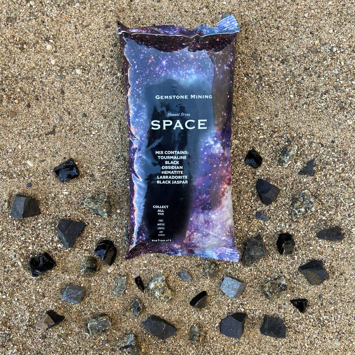 Cold River Mining - Wholesale Spiritual Stone/Crystal - SPACE BAG (ELEMENT SERIES) CASE OF 164