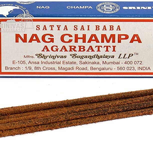 3 Packs Original Satya Sai Nag Champa Incense Sticks15gm for wholesale by Aakriti Inc.