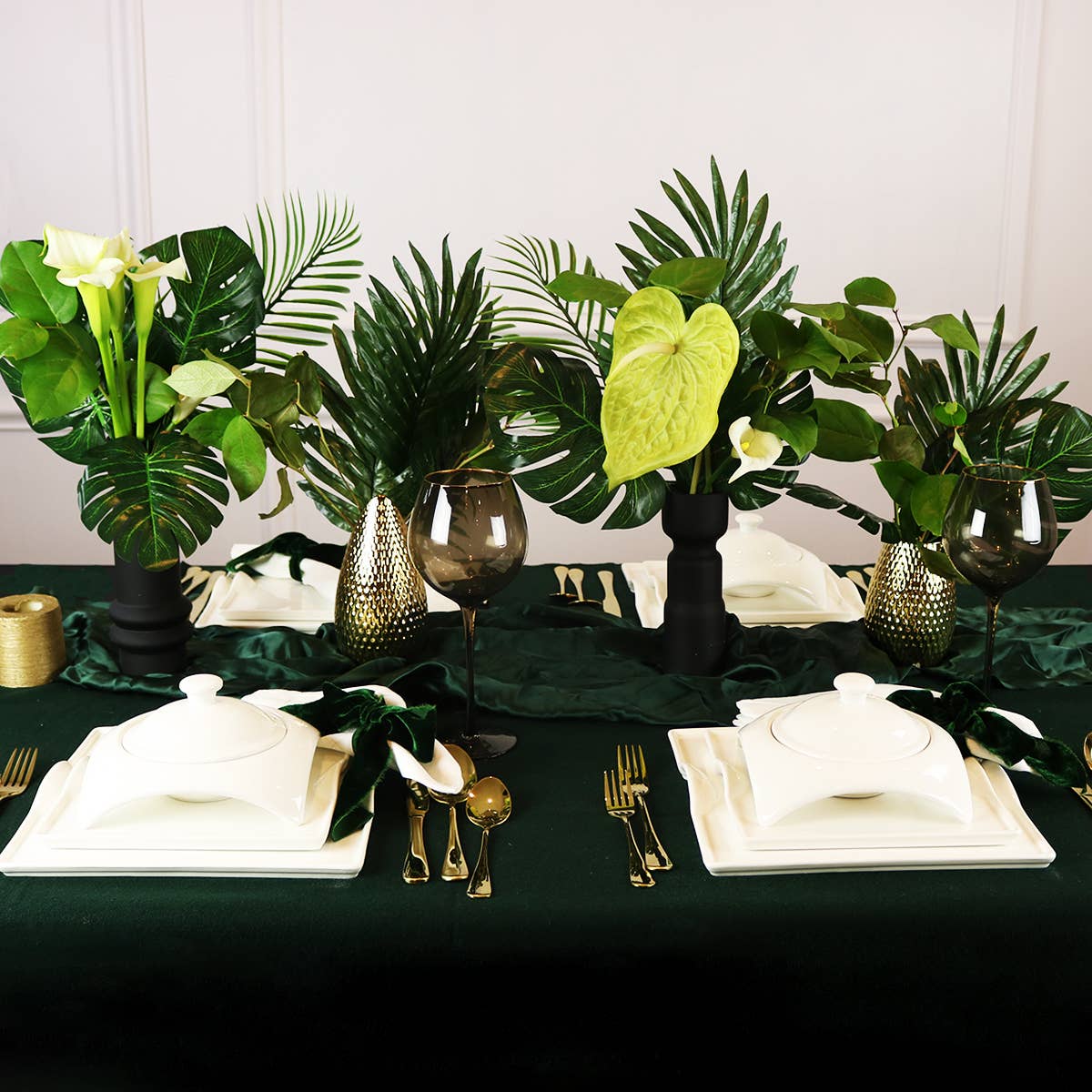 Little White Dish - Wholesale Dinnerware Set - Square Dinnerware Set - 20 Pcs3