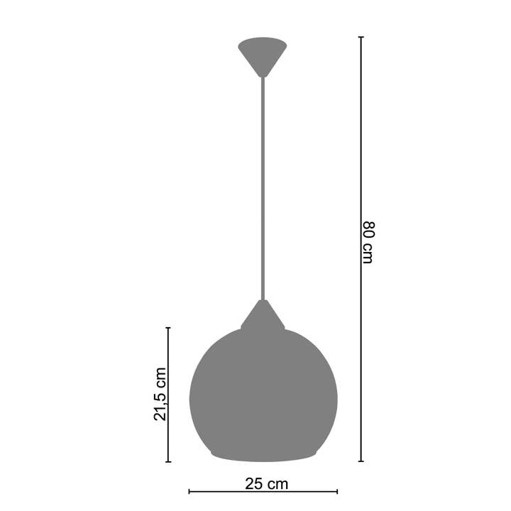 Tosel Shop - Wholesale Chandelier/Hanging Light - GLOBO - White and Clear Glass Globe Hanging1