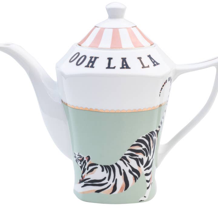 YE - Bule de chá Ooh La Tigre 1.8L - Magia Animal por atacado de Yvonne Ellen