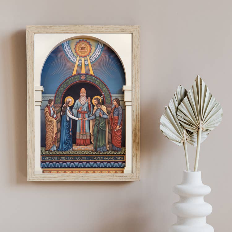 New Jerusalem Studios - Wholesale Art Print - Betrothal of Mary & Joseph Fine Art Print / Catholic Art