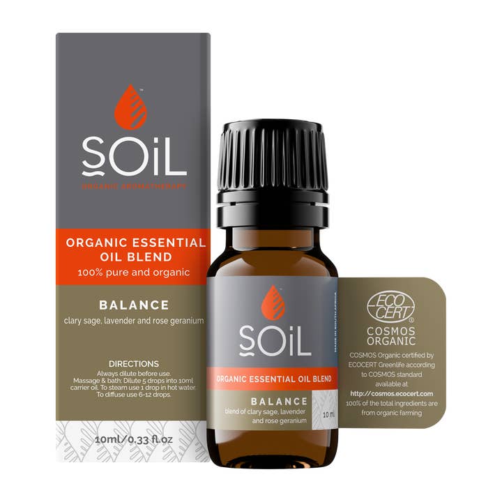 Balance - Organic Essential Oil Blend for wholesale by SOiL Organic Aromatherapy