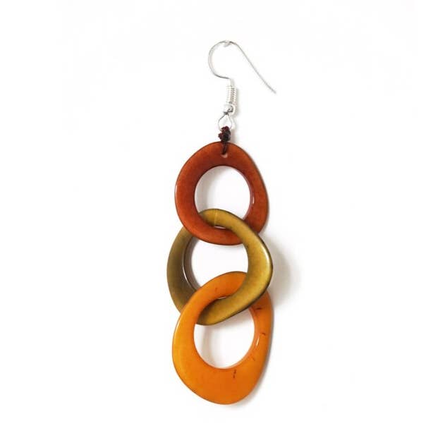 Guapulo earrings for wholesale by Tagua & Co