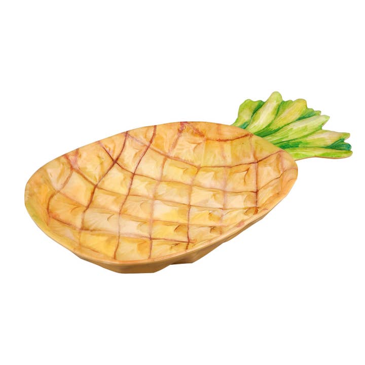 Pineapple Melamine 15" Platter for wholesale by Supreme Housewares