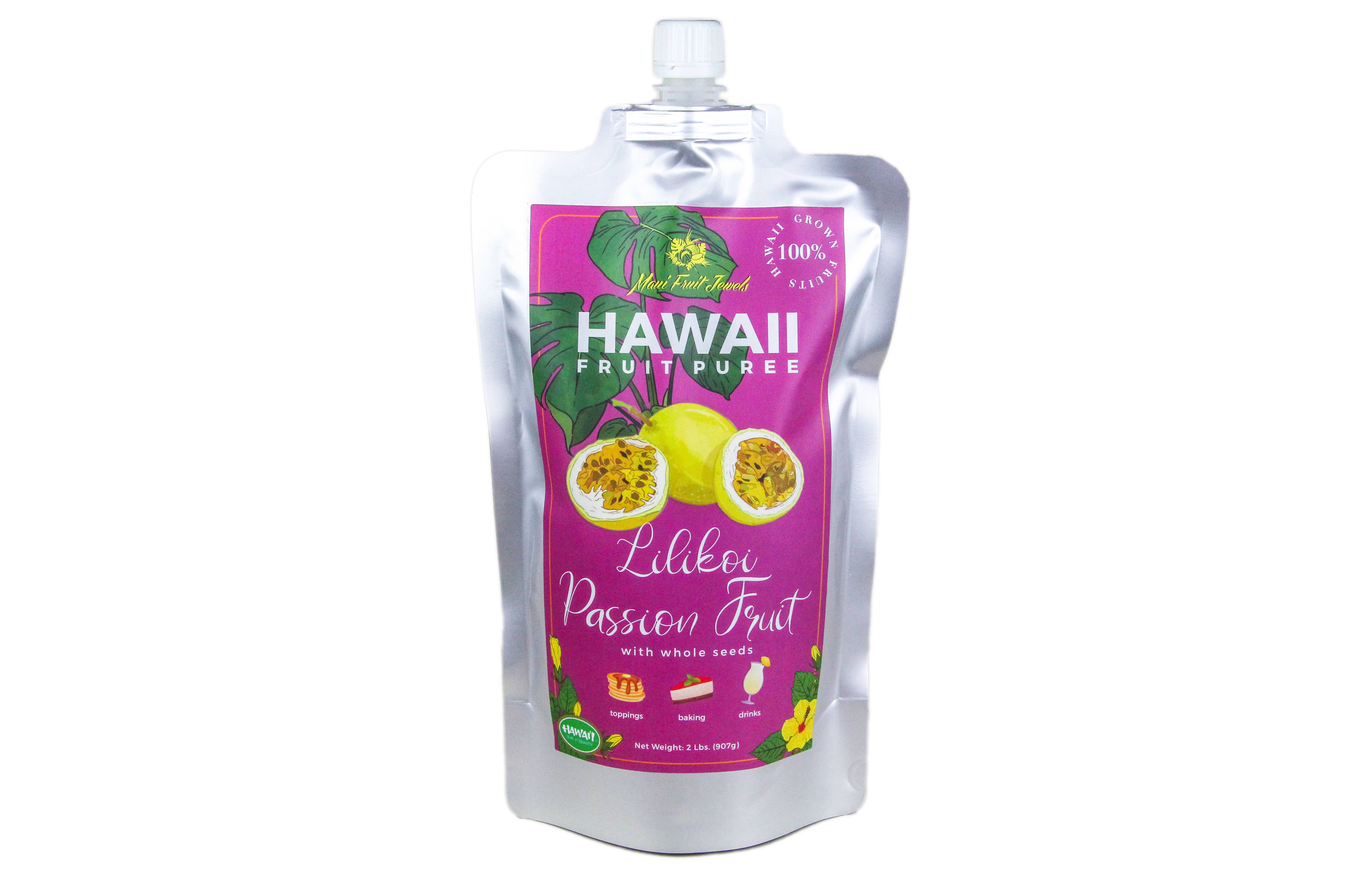 Maui Fruit Jewels - Wholesale Vanilla/Fruit Extract - Lilikoi Passion Fruit Puree2