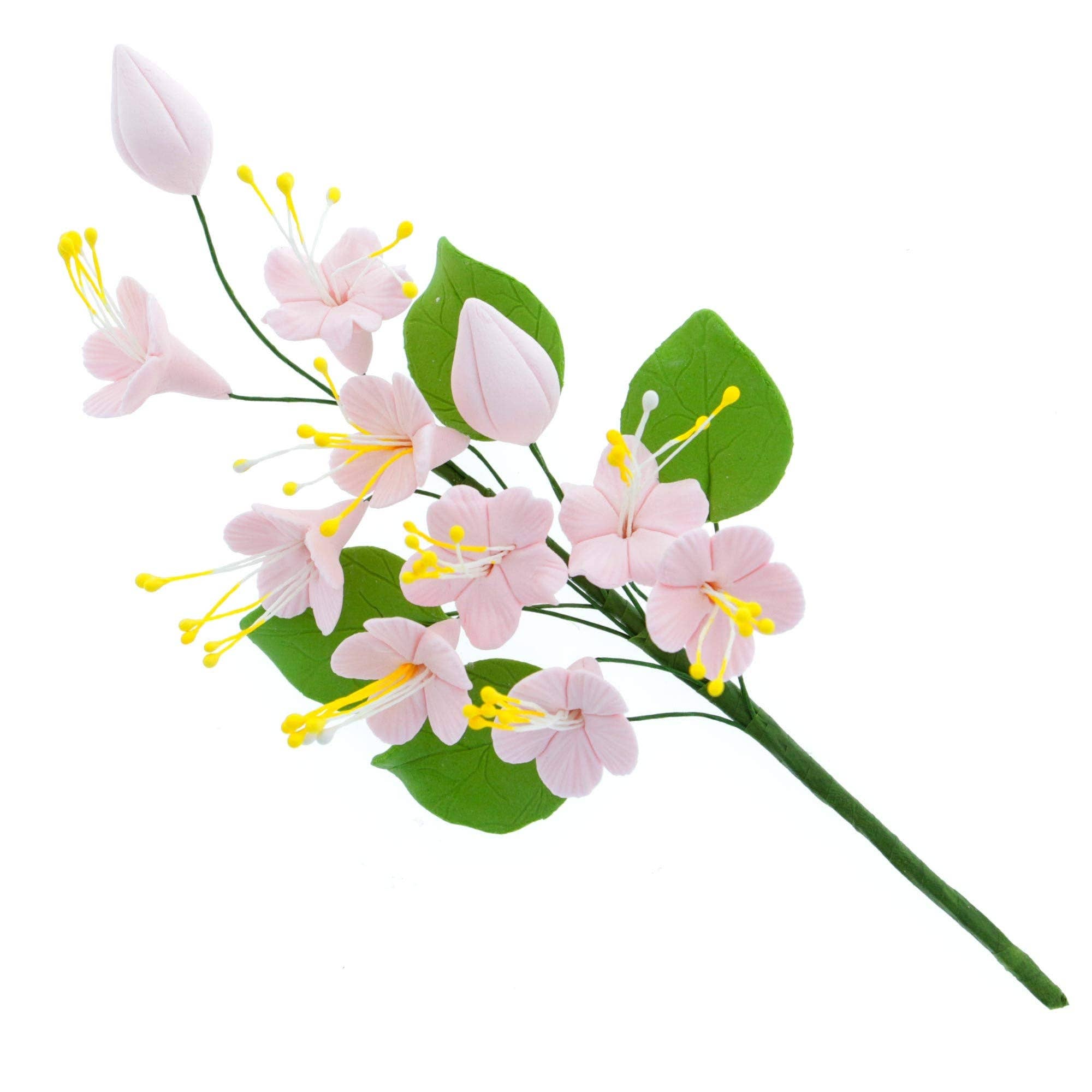 Global Sugar Art - Wholesale Cake/Cupcake Topper - Cherry Blossom Sugar Cake Flower Spray, by Global Sugar Art, Pink, 1 Count0