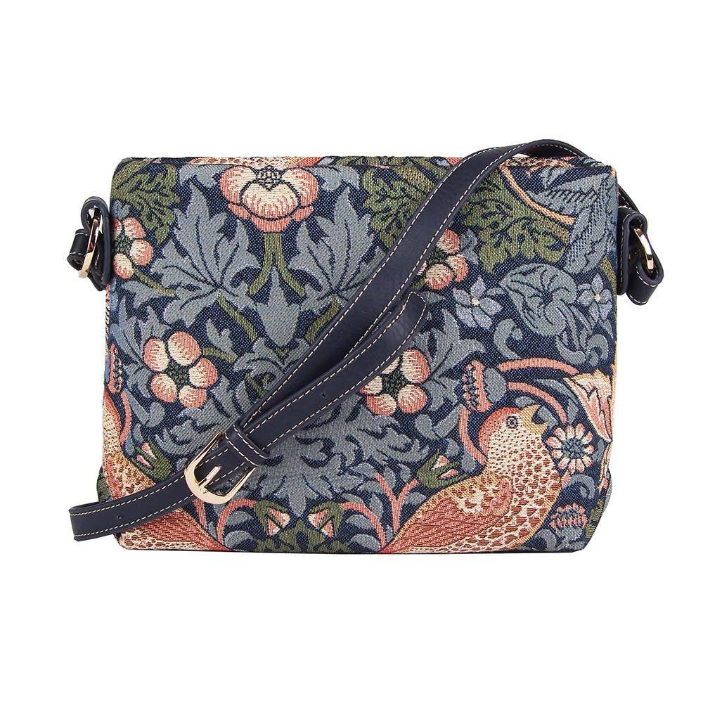 Signare Tapestry - Wholesale Crossbody Bag - Women's - William Morris Strawberry Thief Blue - Cross Body Bag1