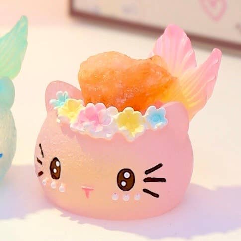 BCmini - Vente Figurine décorative - 71309 Boîte Mystère Chat Sirène en Cristal-814