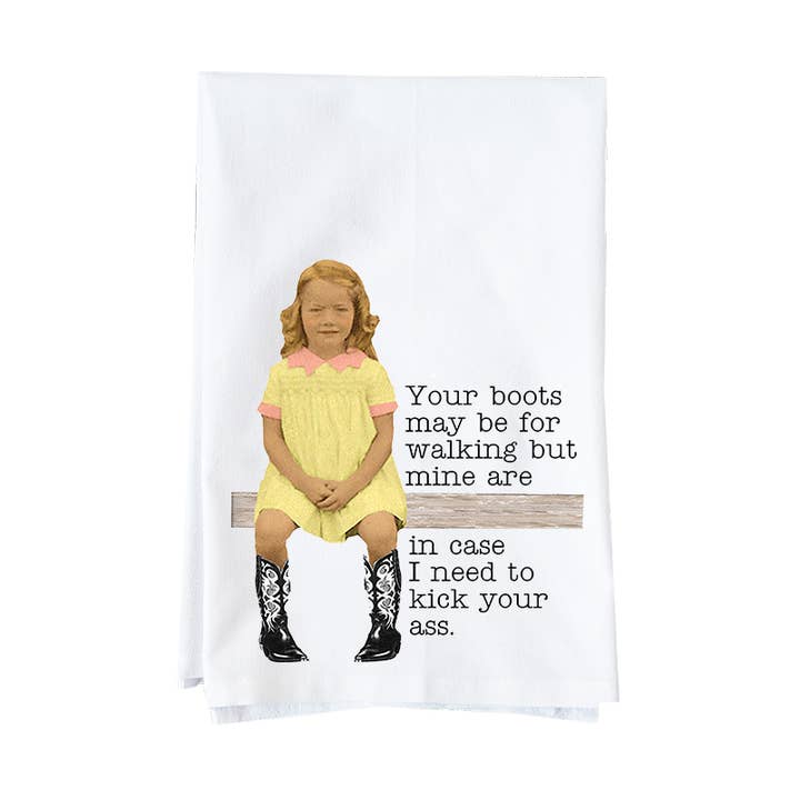 Toalha de cozinha chute a sua rabo por atacado de Knollwood Lane