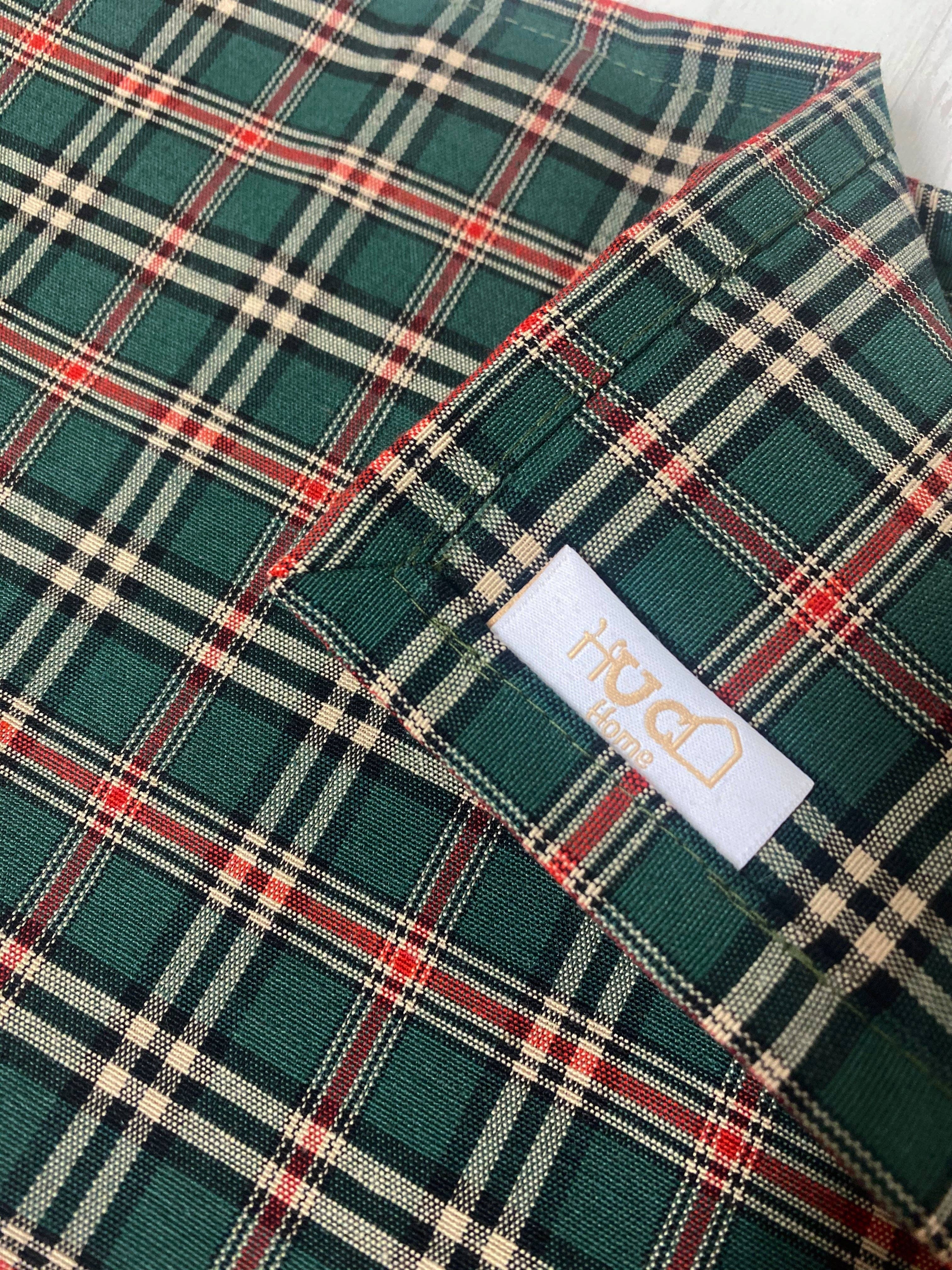 Huca Home – Guardanapo e pano de jantar por atacado – Kit com 2 Guardanapos Xadrez Tartan3