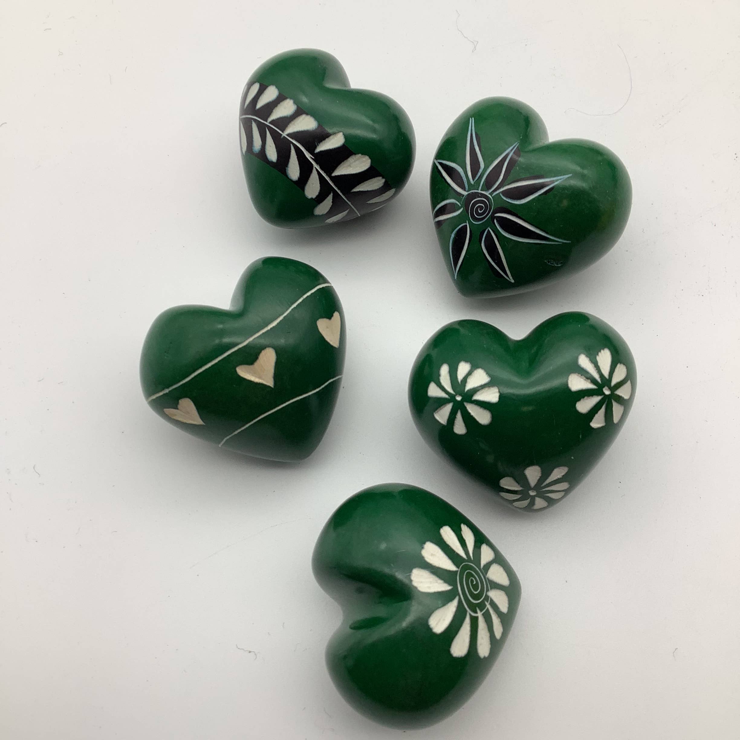 Mondo Trading Company - Wholesale Decorative Tabletop Object - Hearts- Etched- Small-Soapstone1