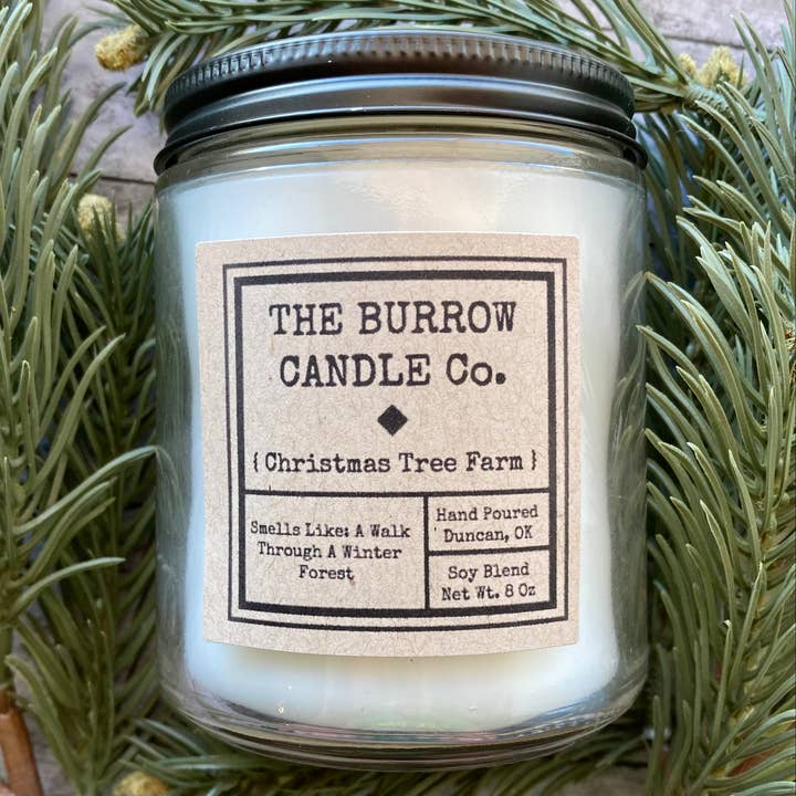 Christmas Tree Farm - Winter for wholesale by The Burrow Candle Company
