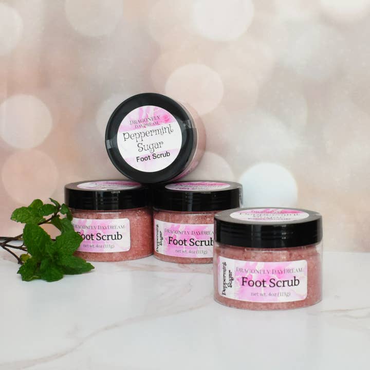 Dragonfly DayDream - Wholesale Foot Scrub/Polish - Sugar Foot Scrub PEPPERMINT6